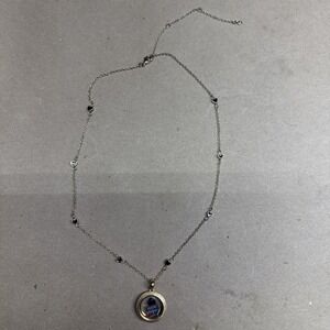 Origami Owl Living Locket Necklace Teach Charm Heart Chain 20"